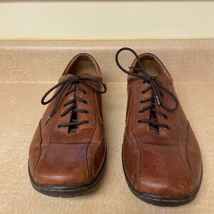 Men's Born Brown Leather Lace-up Shoes.